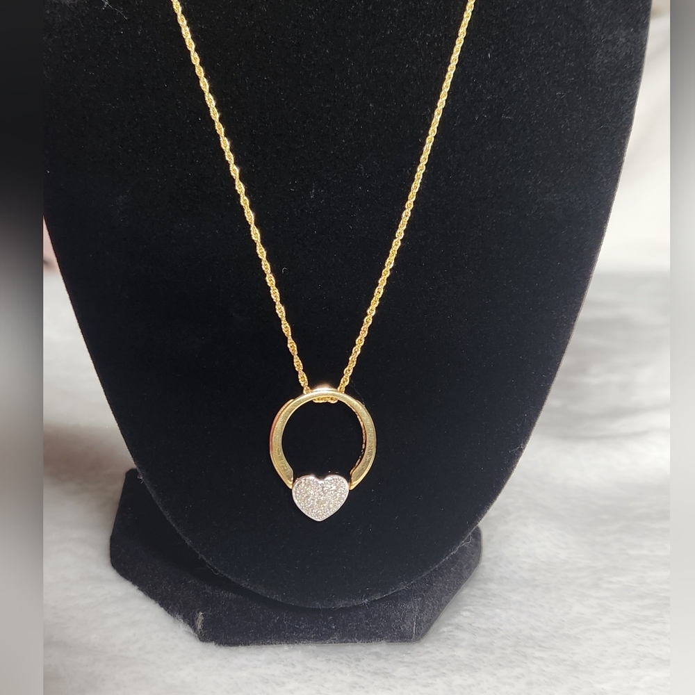 Spinning Heart Necklace